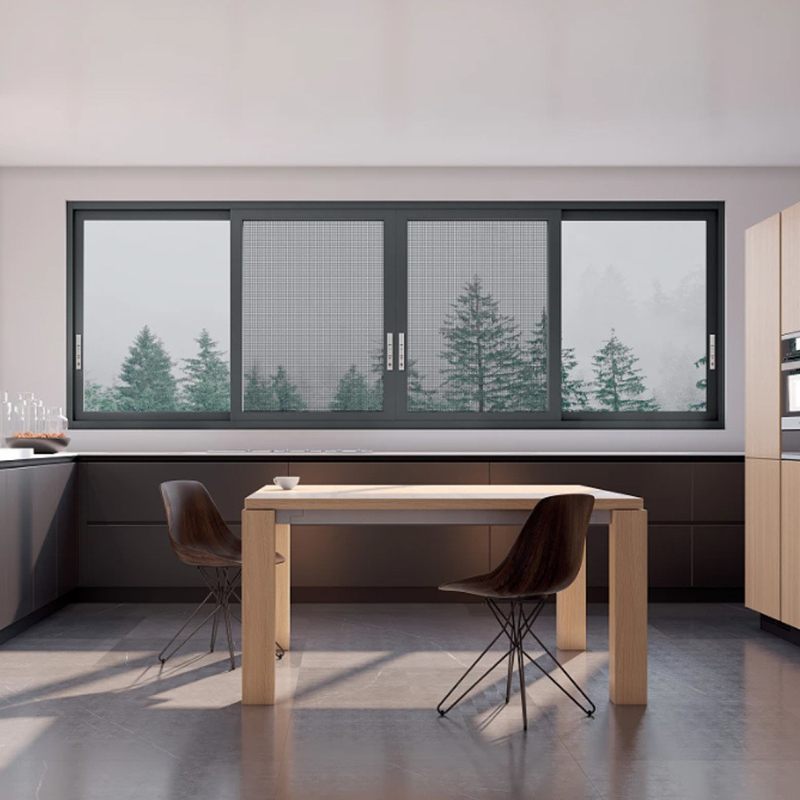 Customizable 8-Way Seal Aluminum Sliding Windows Perfect for Home Decorative Projects