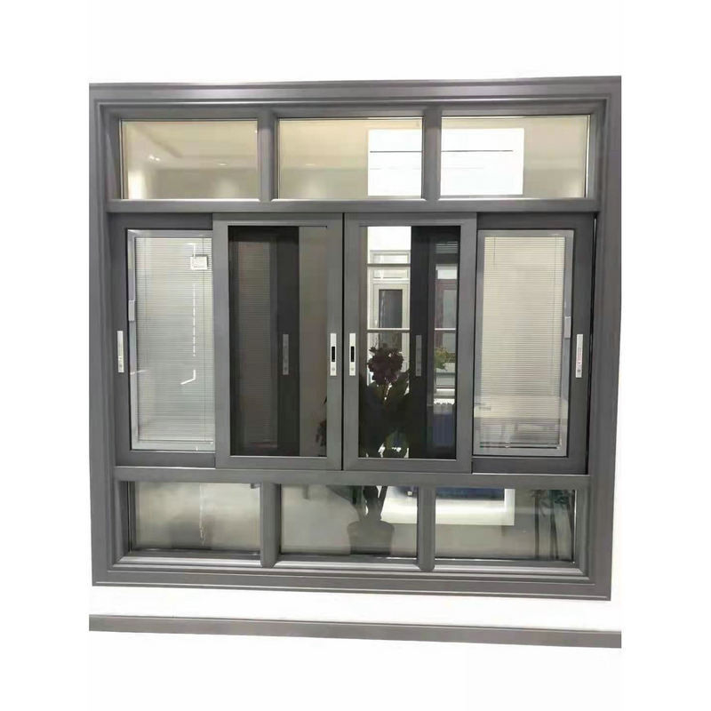 8-way Seal Air Tightness Level 8 Aluminium Sliding Windows for Product Development