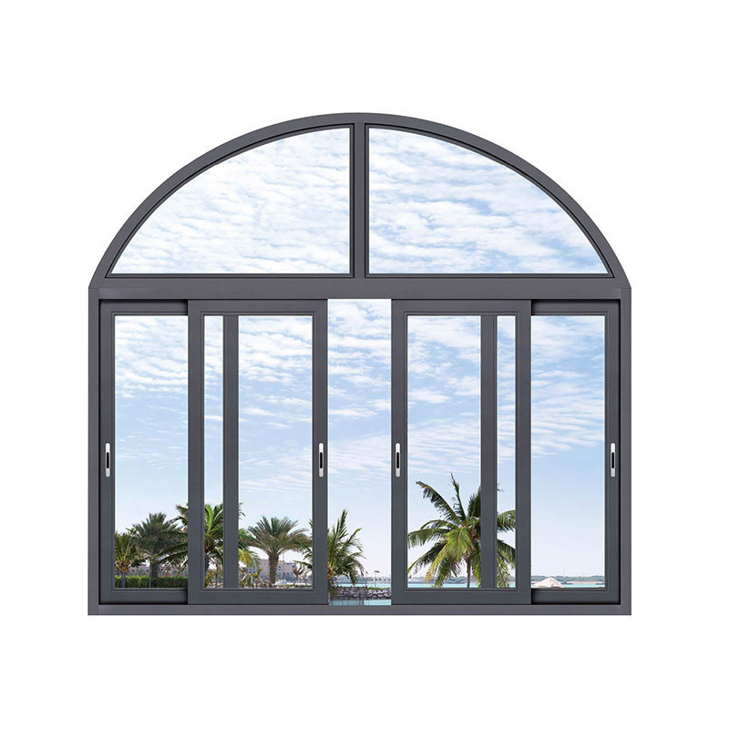 8-way Seal Air Tightness Level 8 Aluminium Sliding Windows for Product Development