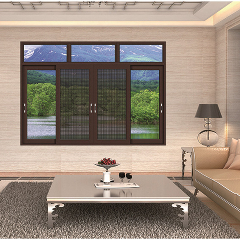 8-way Seal Air Tightness Level 8 Aluminium Sliding Windows for Product Development