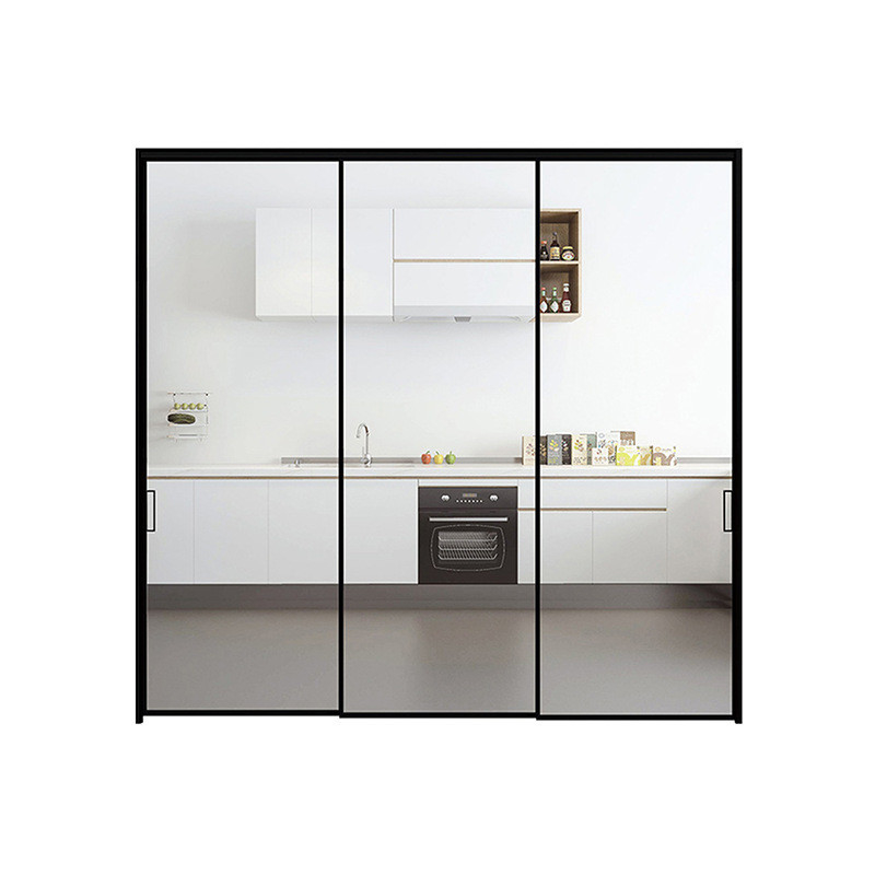 Stainless Steel Screen Netting Aluminum Sliding Glass Doors with Thermal Break and Good