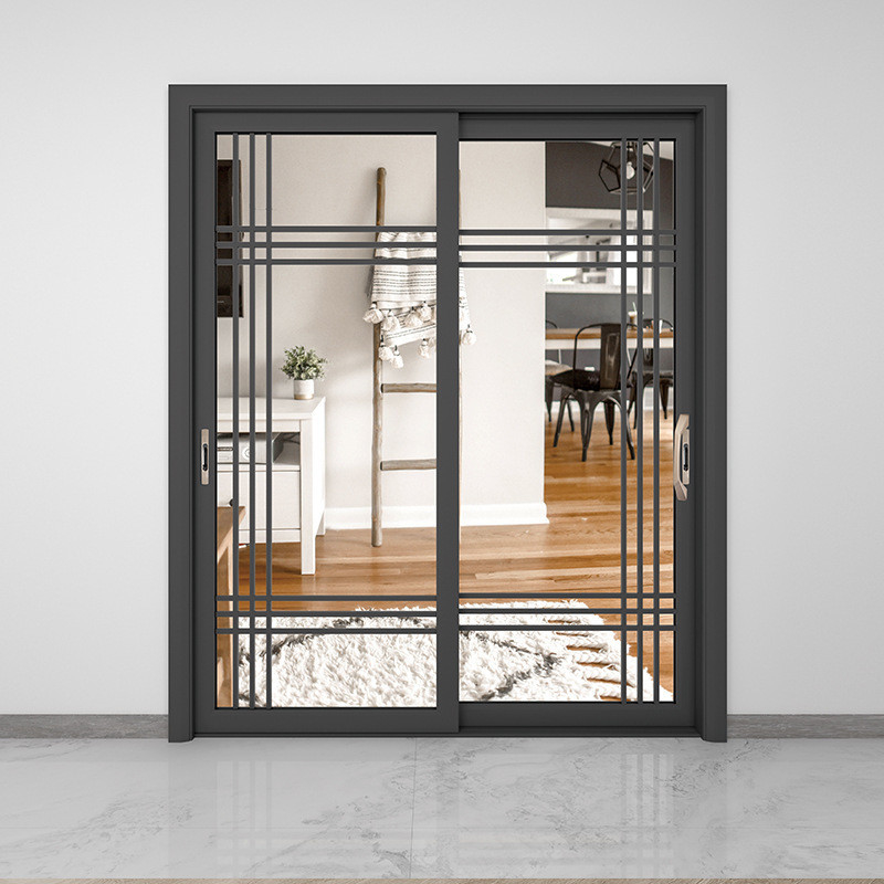 Stainless Steel Screen Netting Aluminum Sliding Glass Doors with Thermal Break and Good