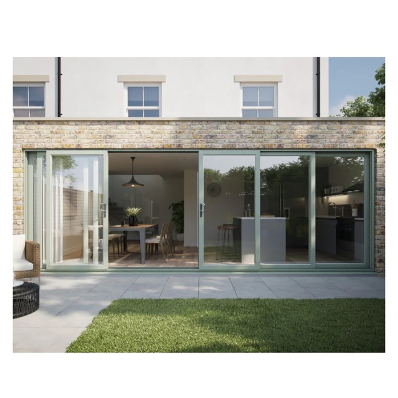 Energy Residential Sliding Door with 1.4mm Aluminum Wall Thickness and Thermal Break