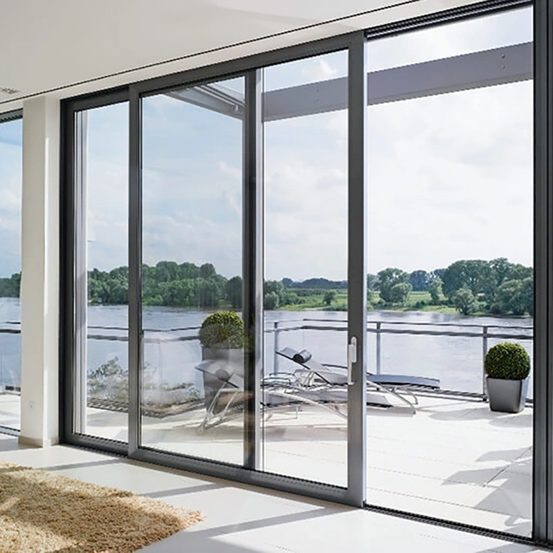Energy Residential Sliding Door with 1.4mm Aluminum Wall Thickness and Thermal Break