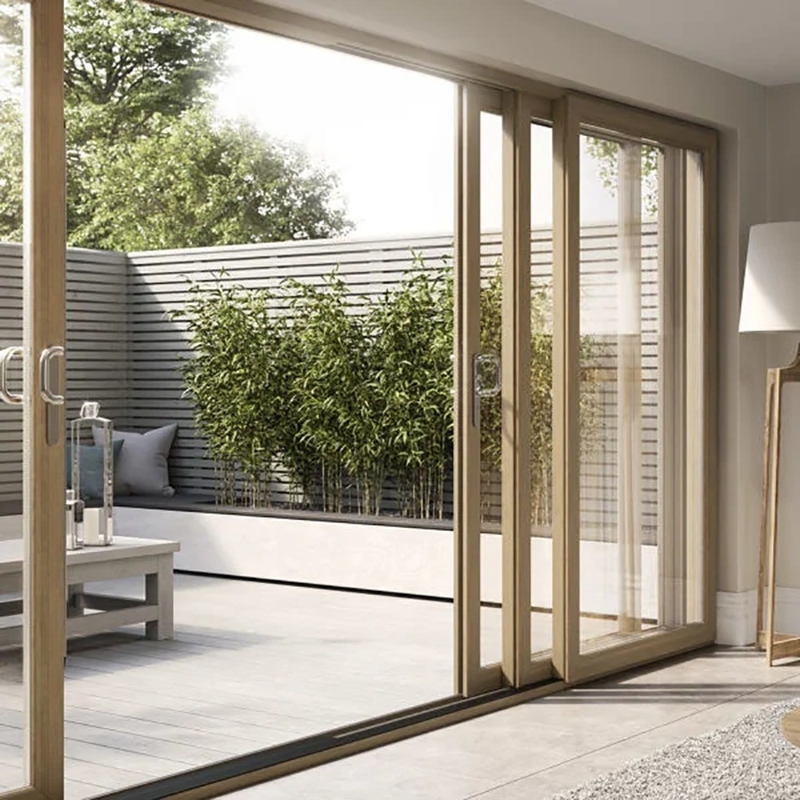 Energy Residential Sliding Door with 1.4mm Aluminum Wall Thickness and Thermal Break