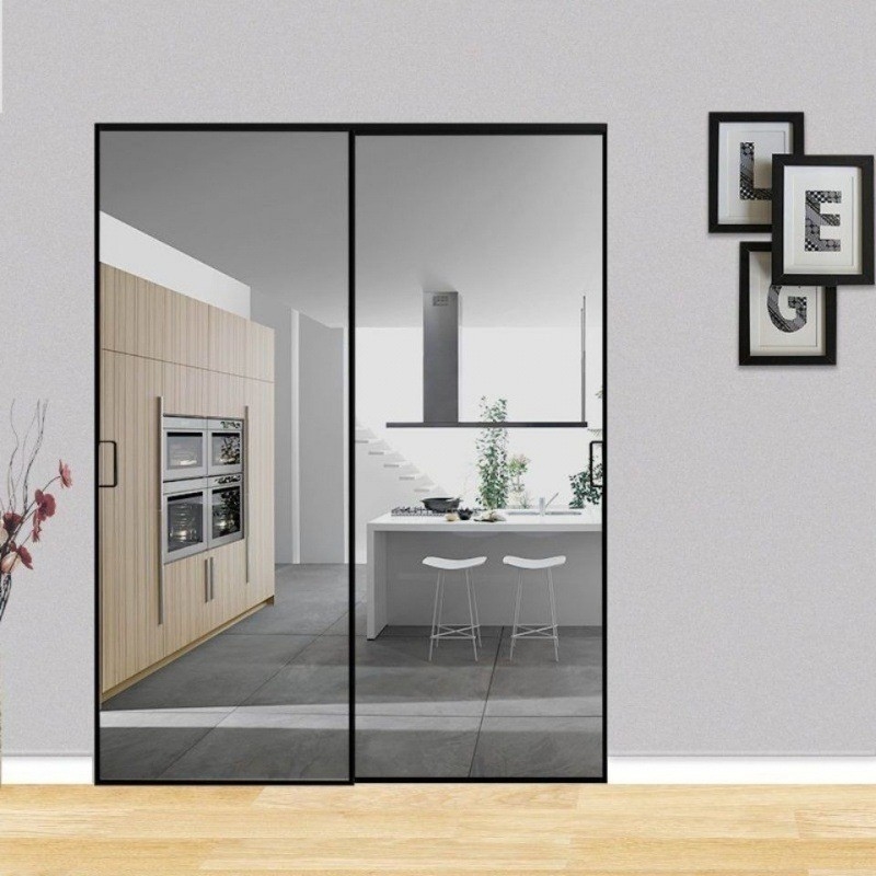 Affordable Custom Aluminum Narrow Frame Sliding Glass Doors for Project Window Design