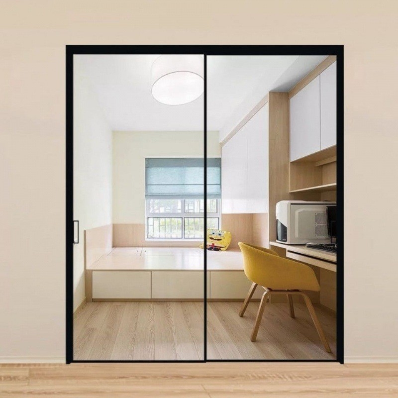 Affordable Custom Aluminum Narrow Frame Sliding Glass Doors for Project Window Design