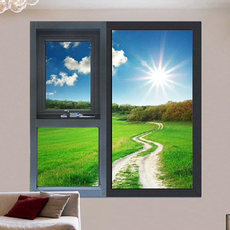 Customize Hanging Curtain Type Aluminum Top Hung Windows for Original Design Projects