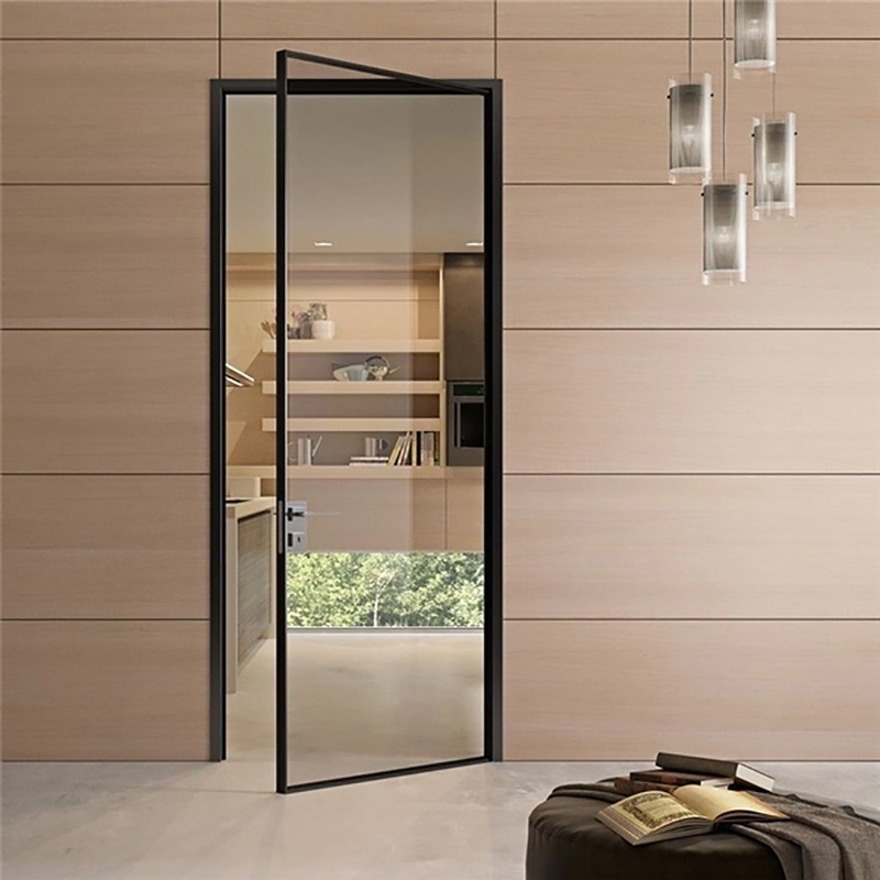 Aluminum Casement Doors In Contemporary Modern Style For 1.4mm Wall Thickness