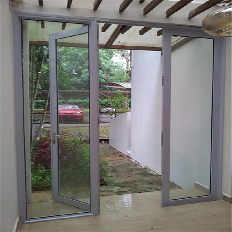 Aluminum Casement Doors In Contemporary Modern Style For 1.4mm Wall Thickness