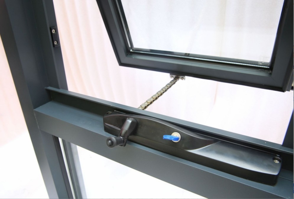 Advanced R D Hanging Curtain Type Aluminum Casement Window with Level 8 Air Tightness