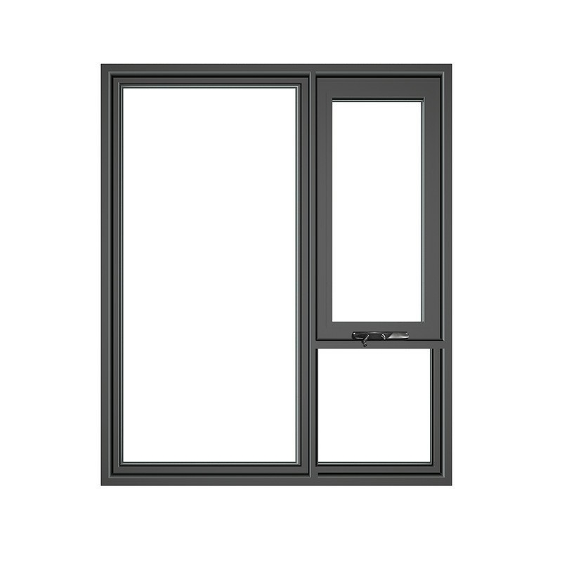 Advanced R D Hanging Curtain Type Aluminum Casement Window with Level 8 Air Tightness