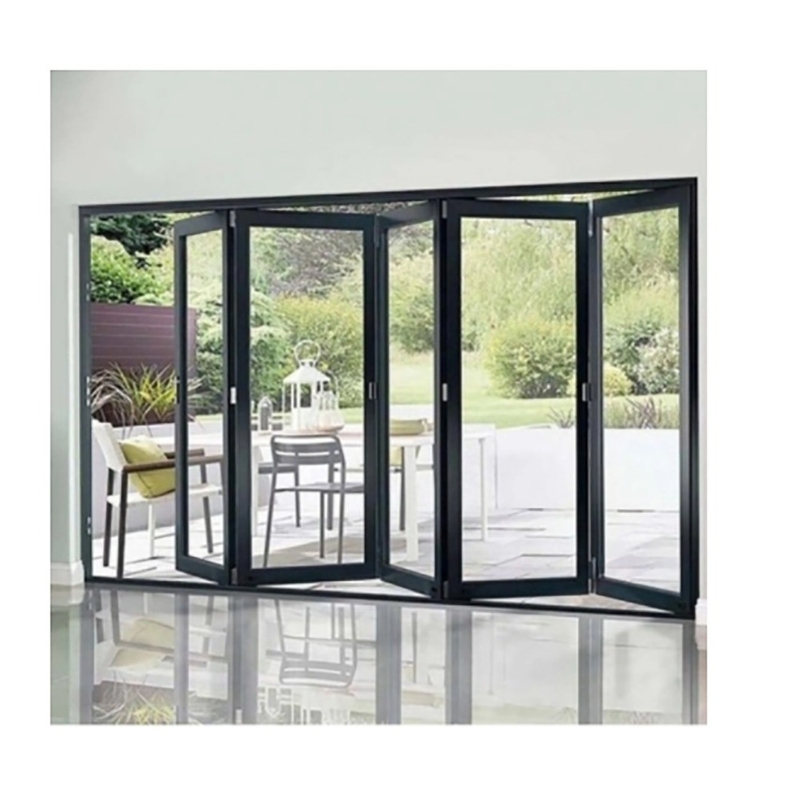 Aluminium Alloy Bi-Fold Doors Perfect Addition to SKATE Hotel Residential Living Room