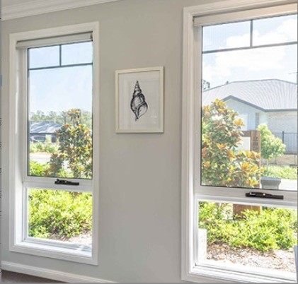 Customized Hand Crank Aluminum Casement Window with 5 27A 55 9A 5 12A 5 Glass and Sale