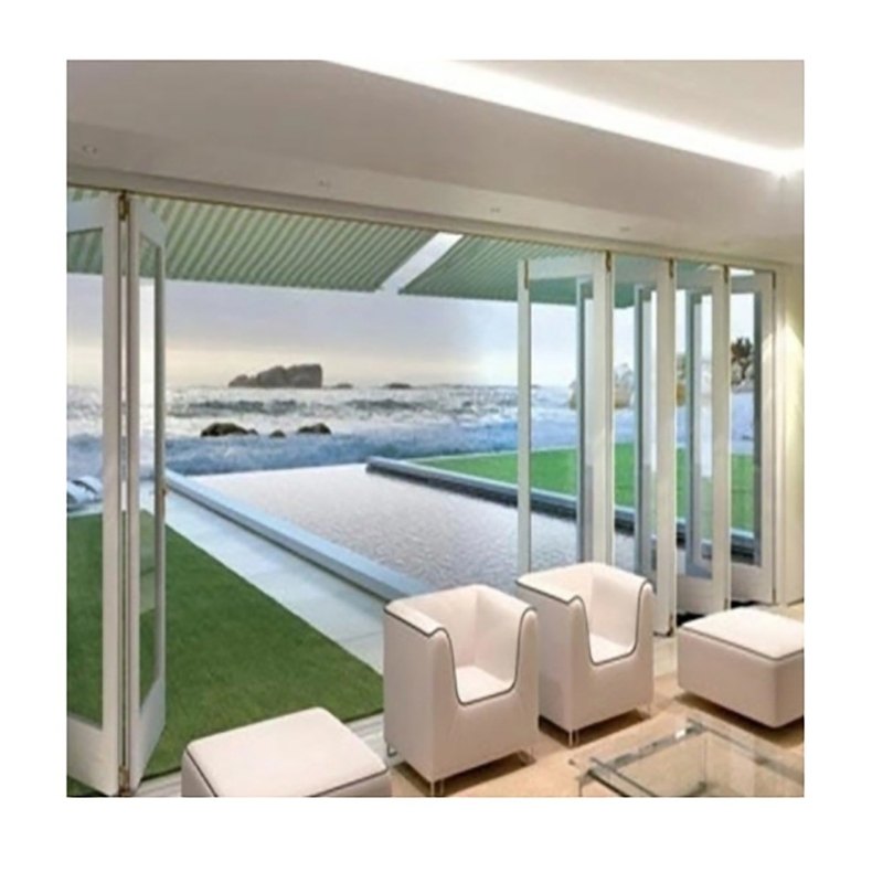 Aluminium Alloy Bi-Fold Doors Perfect Addition to SKATE Hotel Residential Living Room