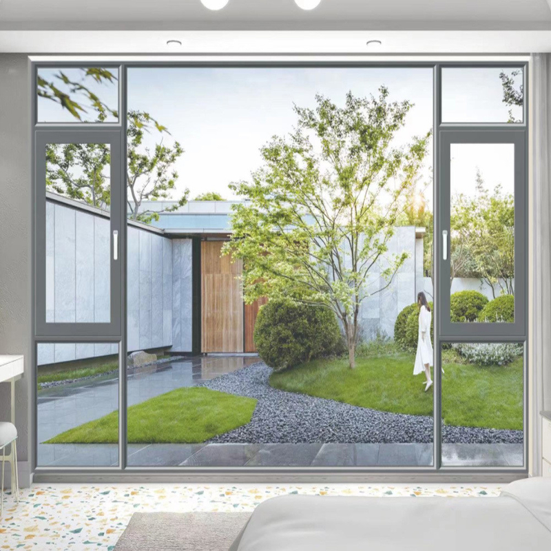 Affordable Bedroom Casement Windows with Glass and 5 27A 55 9A 5 12A 5 Aluminum Alloy