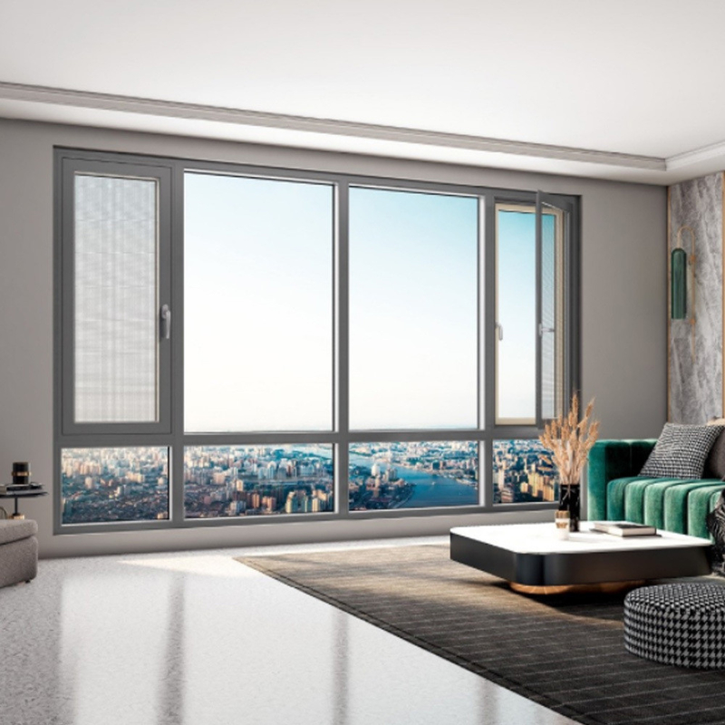 Affordable Bedroom Casement Windows with Glass and 5 27A 55 9A 5 12A 5 Aluminum Alloy