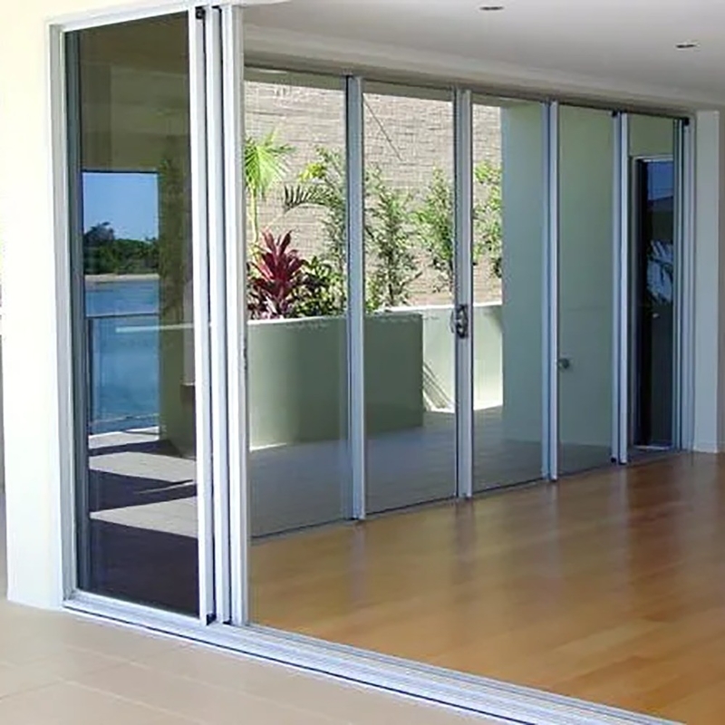 Aluminum Sliding Door with Advanced Panoramic Double Glaze and Hidden Sash Design