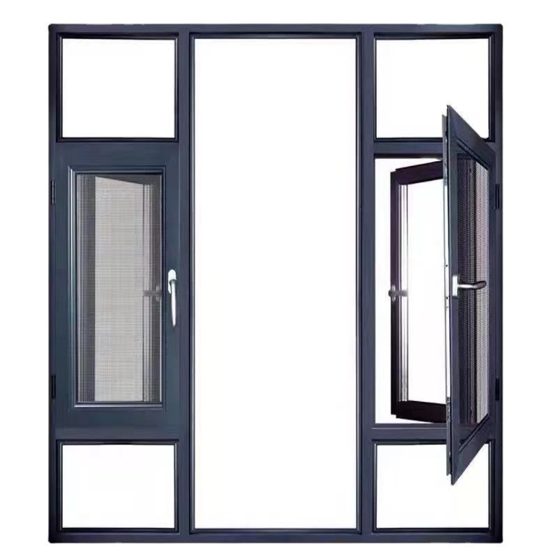 5 27A 55 9A 5 12A 5 Glass Aluminium Casement Windows for Customized Product Development