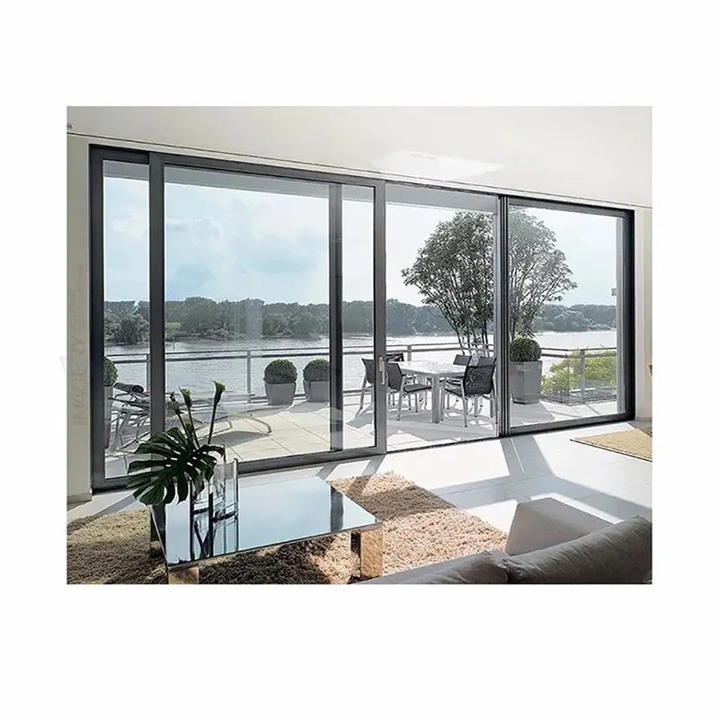 Minimalist Design Style Super Large High Precision Aluminum Alloy Lift Sliding Door
