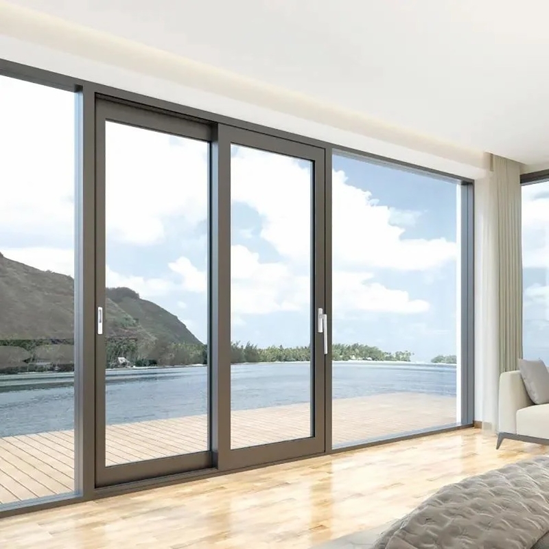Minimalist Design Style Super Large High Precision Aluminum Alloy Lift Sliding Door