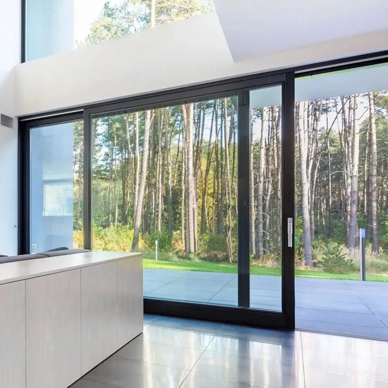Minimalist Design Style Super Large High Precision Aluminum Alloy Lift Sliding Door