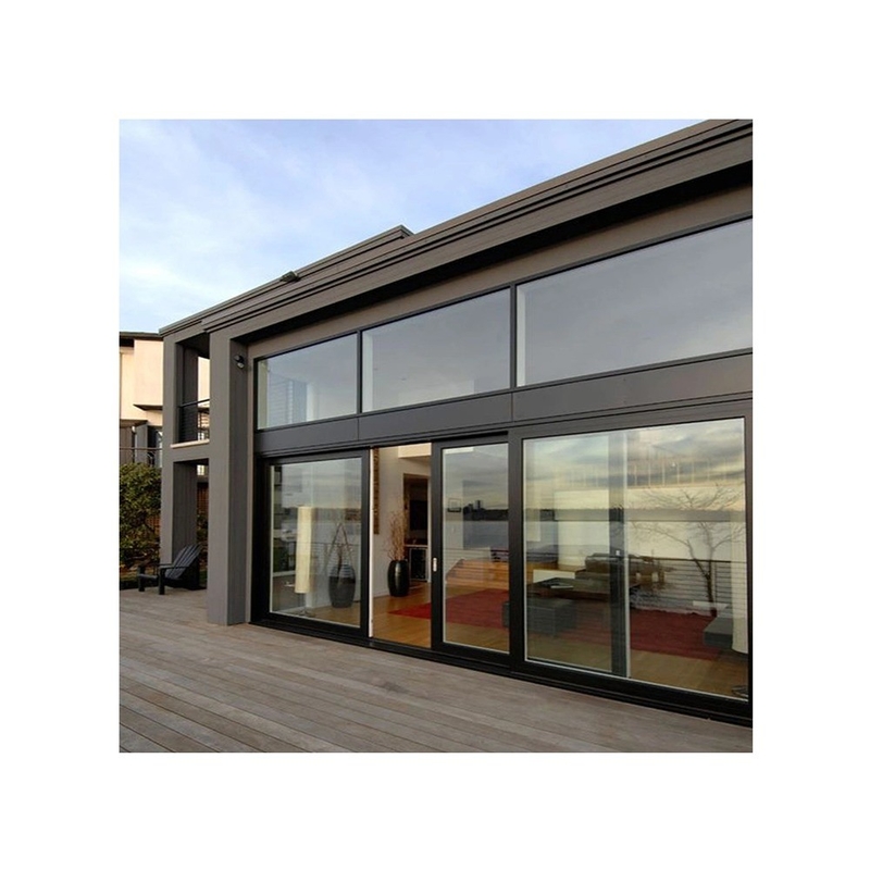 Thermal Break Aluminium Alloy Double Glazing Sliding Door for Soundproofing and Lift