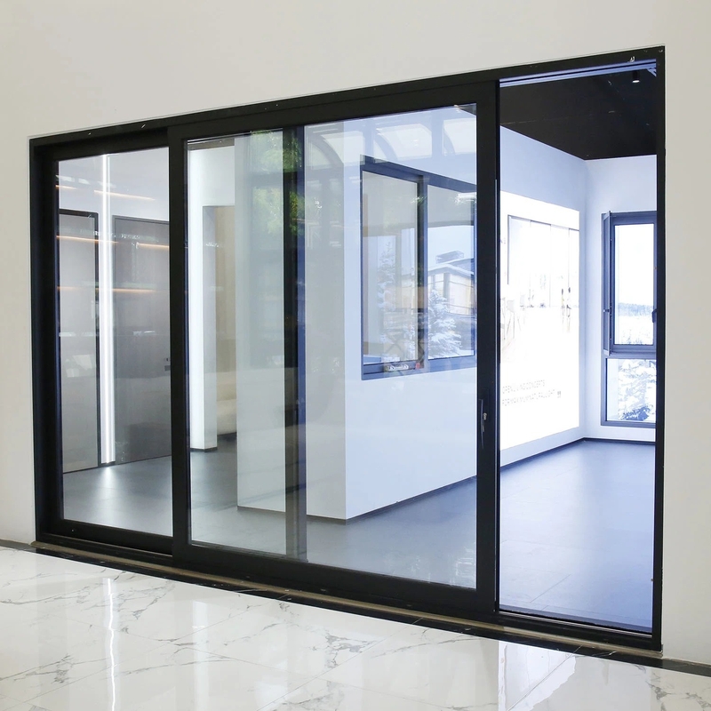 Thermal Break Aluminium Alloy Double Glazing Sliding Door for Soundproofing and Lift