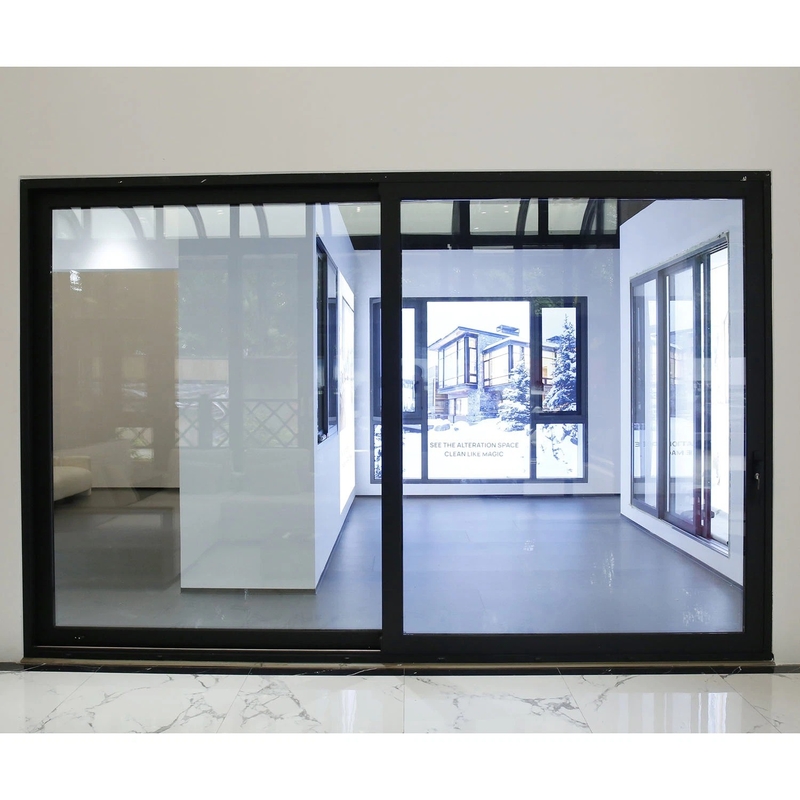 Thermal Break Aluminium Alloy Double Glazing Sliding Door for Soundproofing and Lift
