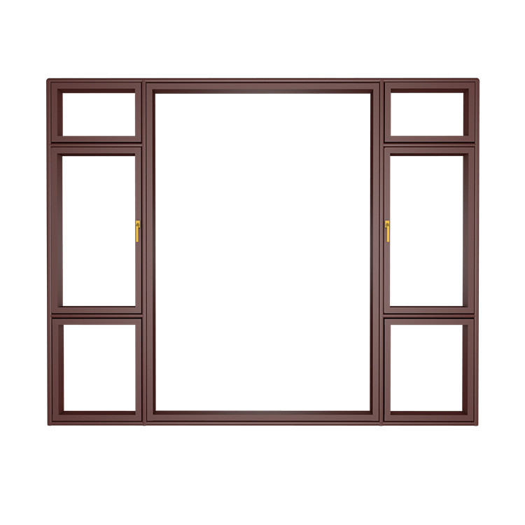 Double Layer Casement Windows with 5 27A 55 9A 5 12A 5 Glass and Level 8 Air Tightness