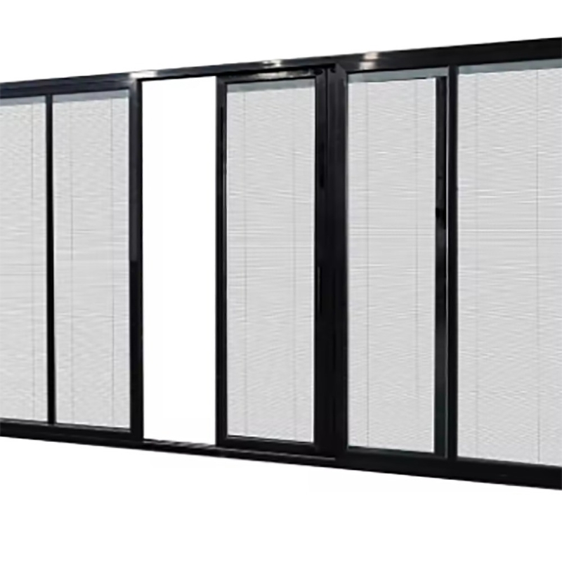 Chinese Design Style Skate Aluminum Thermal Break Bi-Fold Doors with 1.4mm Wall Thickness