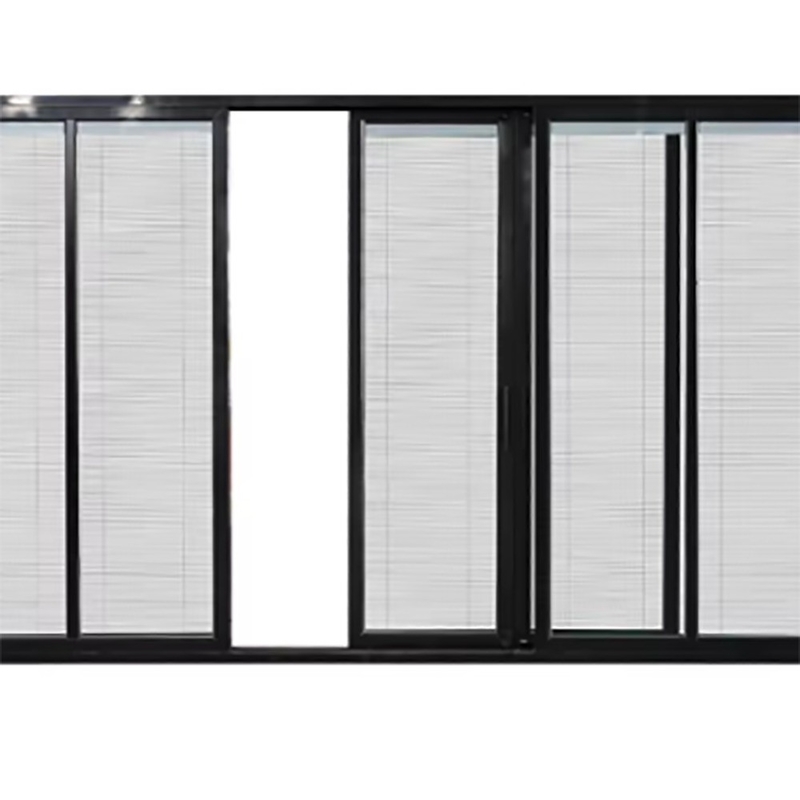 Chinese Design Style Skate Aluminum Thermal Break Bi-Fold Doors with 1.4mm Wall Thickness
