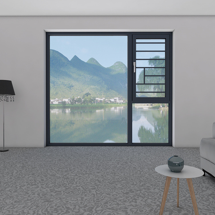 Modern Residential Aluminum Casement Windows with 8-Way Seal and 304 Stainless Steel Mesh
