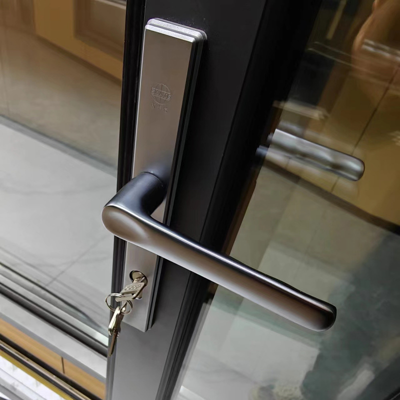 Finished Modern Aluminum Exterior Double Glass Swing Casement Door Doors for a Sleek Look