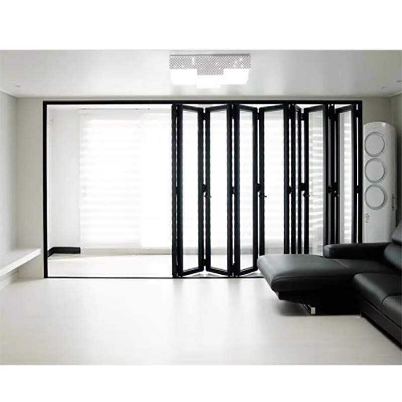 Thermal-Break Aluminium Alloy Bi-Fold Doors with Finished Surface in Optional Colour
