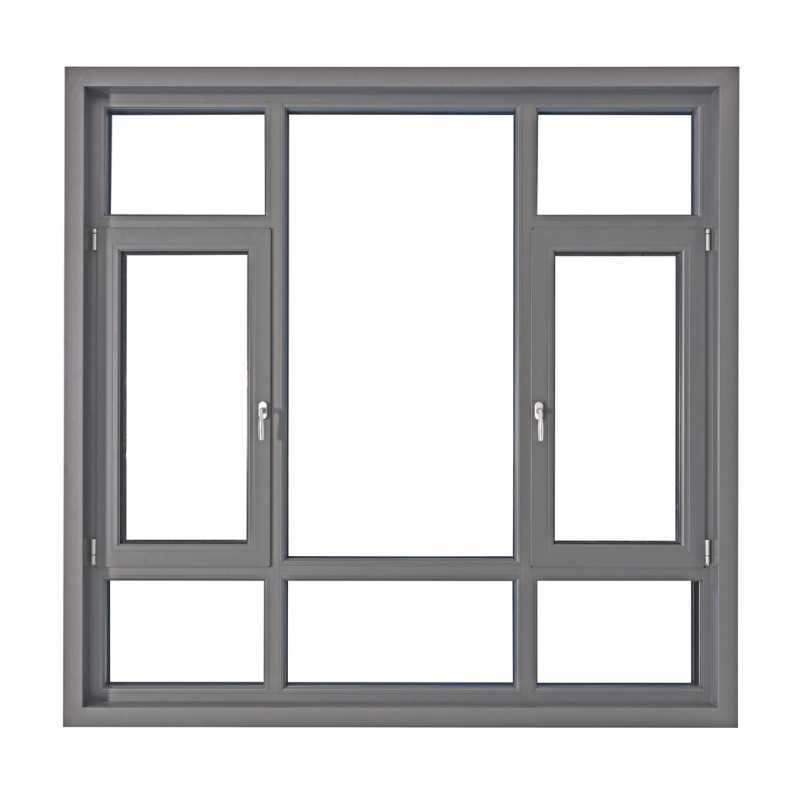 Wind Pressure Resistance Level 9 Triple Glazed Casement Windows for Custom Production