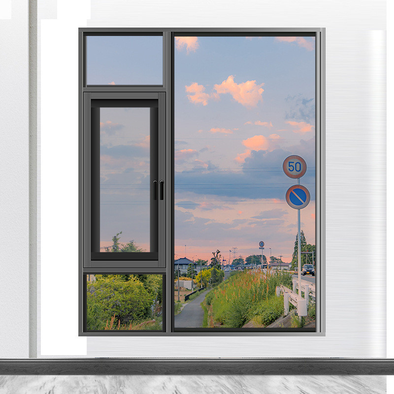 Wind Pressure Resistance Level 9 Triple Glazed Casement Windows for Custom Production