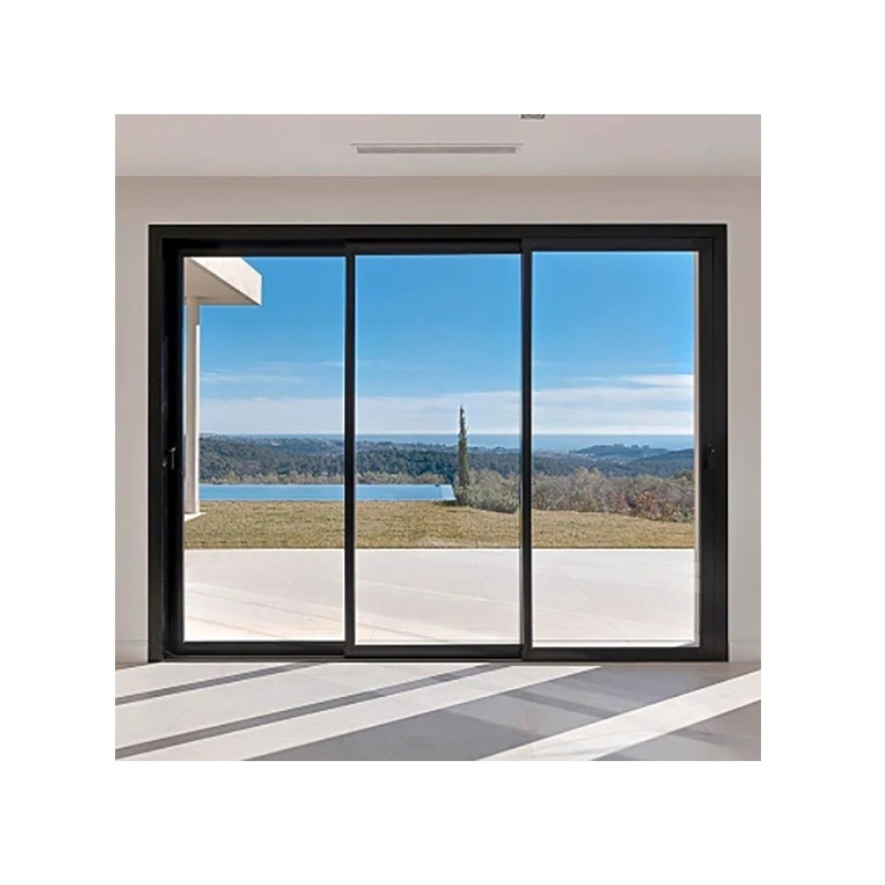Optional Colour Thermal Break Double Tempered Security Aluminum Glass Sliding Door 10% Off