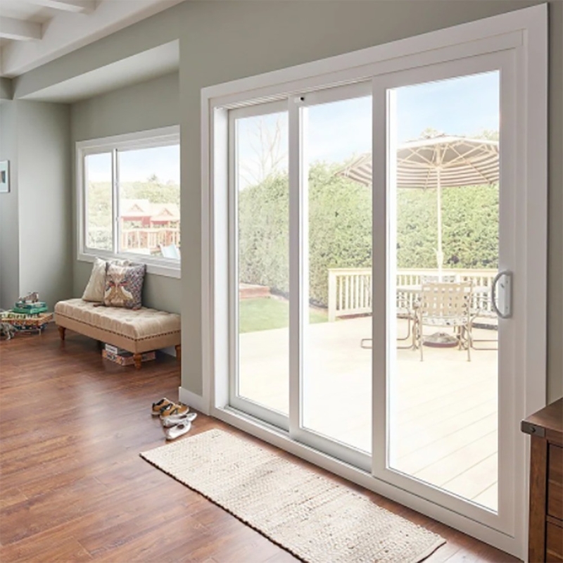 Optional Colour Thermal Break Double Tempered Security Aluminum Glass Sliding Door 10% Off