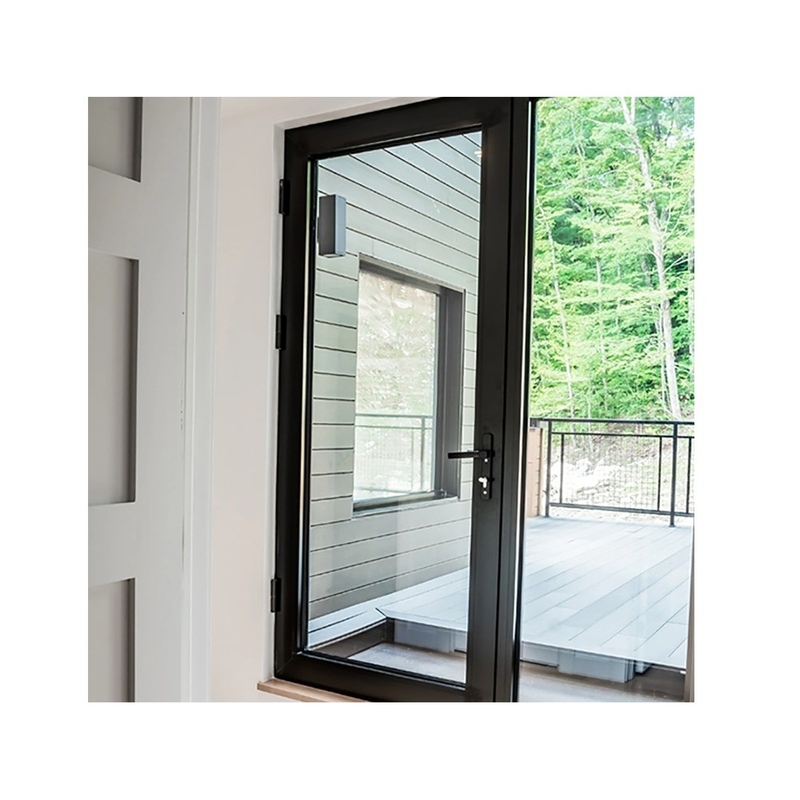 Optional Colour Aluminum French Glass Doors for Home Office Patio Casement Entry