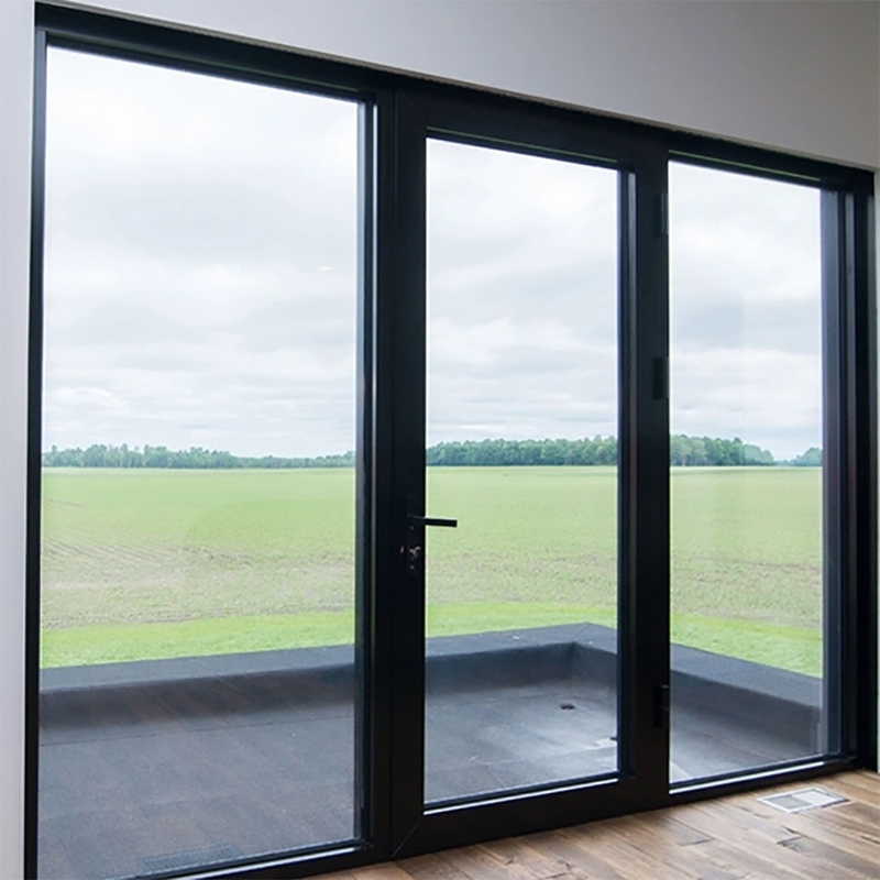 Optional Colour Aluminum French Glass Doors for Home Office Patio Casement Entry