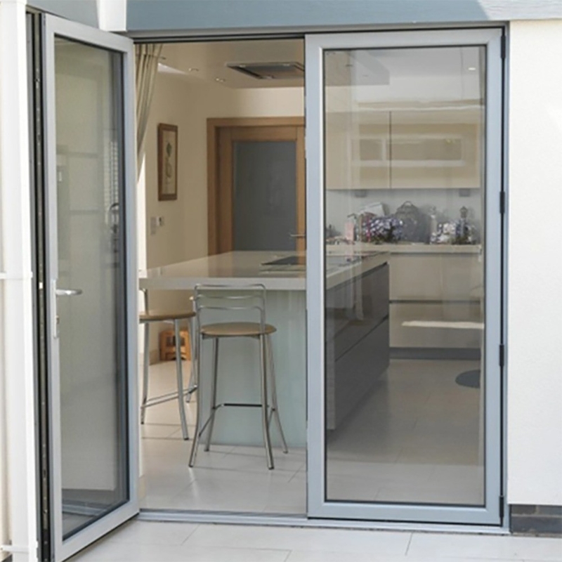 Optional Colour Aluminum French Glass Doors for Home Office Patio Casement Entry