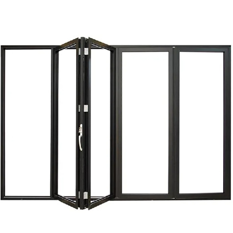 Rolling Pull Opening Method Glass Folding Door for Global Window Original Suppliers