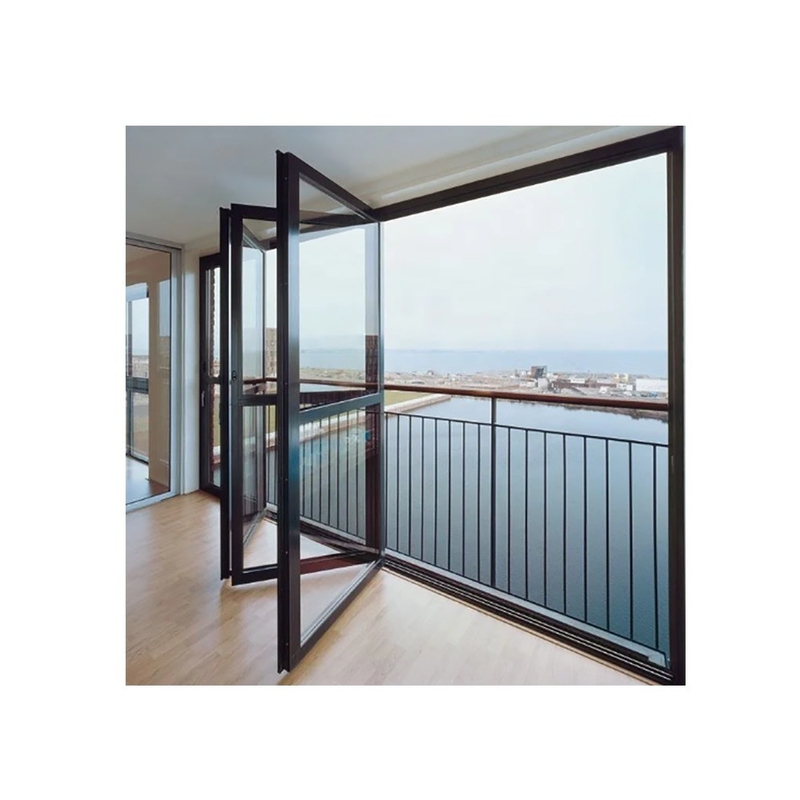 Rolling Pull Opening Method Glass Folding Door for Global Window Original Suppliers