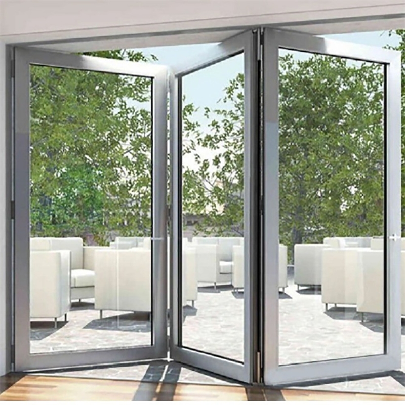 Rolling Pull Opening Method Glass Folding Door for Global Window Original Suppliers