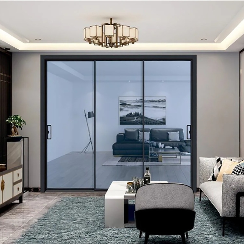 Office Building Lift Sliding Doors In Minimalist Design And With Rolling Pull Opening