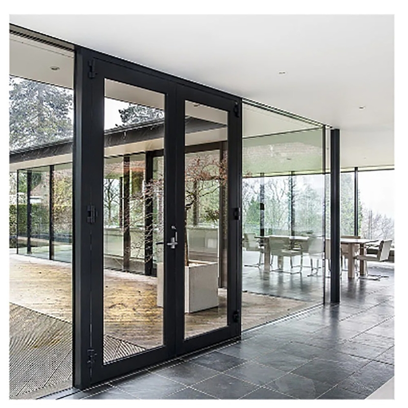 R D Casement Door Finished Surface ≤2.1 K Value for Facade Decoration Solution Design