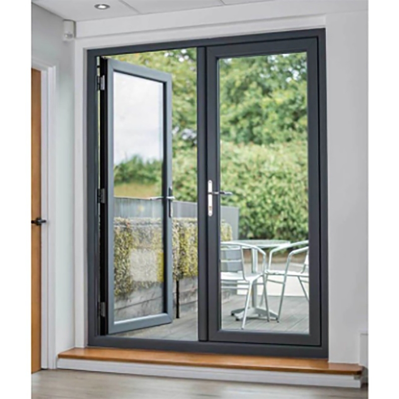 R D Casement Door Finished Surface ≤2.1 K Value for Facade Decoration Solution Design