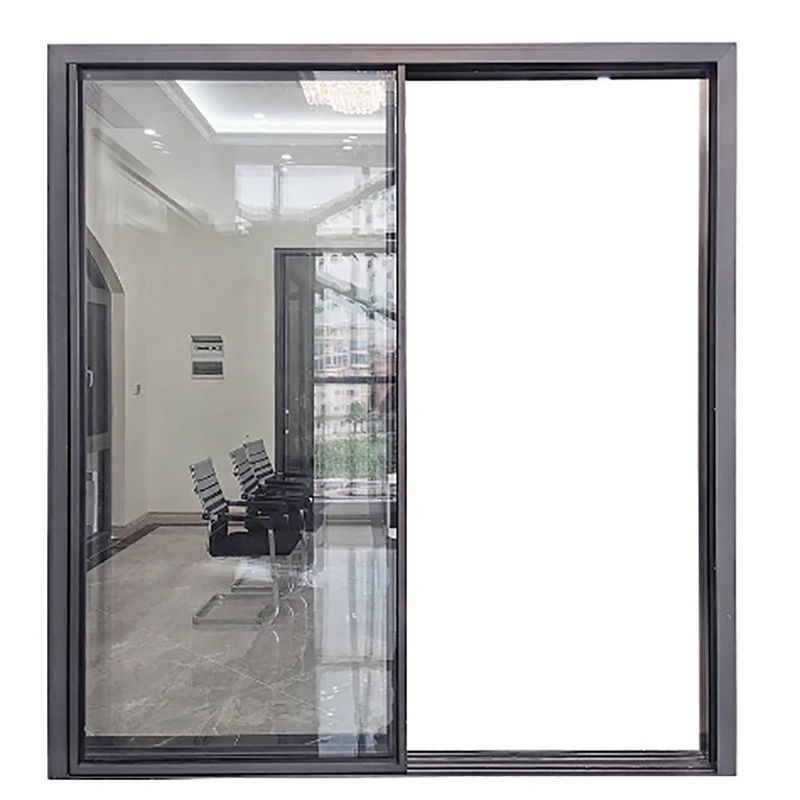 10 Sealing Layers Aluminum Sliding Door ISO9001 Certified for Production Capacity