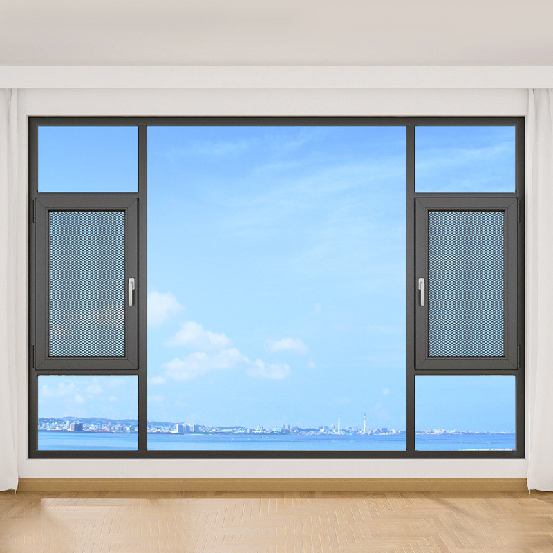 SKATE 75 Casement Windows for Mass Production of Air Tightness Level 8 Villa Houses